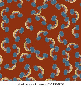 Rainbow seamless pattern. Rainbows design for textile, interior design, linens, etc. Cute abstract kids background.