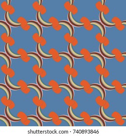 Rainbow seamless pattern. Rainbows design for textile, interior design, linens, etc. Cute abstract kids background.
