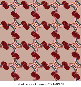Rainbow seamless pattern. Rainbows design for textile, interior design, linens, etc. Cute abstract kids background.
