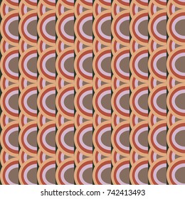 Rainbow seamless pattern. Rainbows design for textile, interior design, linens, etc. Cute abstract kids background.