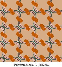 Rainbow seamless pattern. Rainbows design for textile, interior design, linens, etc. Cute abstract kids background.