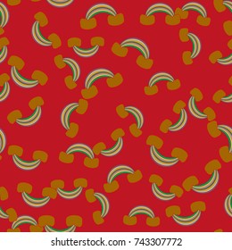 Rainbow seamless pattern. Rainbows design for textile, interior design, linens, etc. Cute abstract kids background.
