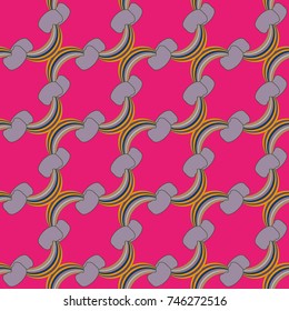 Rainbow seamless pattern. Rainbows design for textile, interior design, linens, etc. Cute abstract kids background.