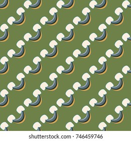 Rainbow seamless pattern. Rainbows design for textile, interior design, linens, etc. Cute abstract kids background.