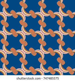 Rainbow seamless pattern. Rainbows design for textile, interior design, linens, etc. Cute abstract kids background.