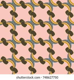Rainbow seamless pattern. Rainbows design for textile, interior design, linens, etc. Cute abstract kids background.