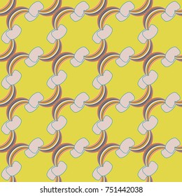 Rainbow seamless pattern. Rainbows design for textile, interior design, linens, etc. Cute abstract kids background.