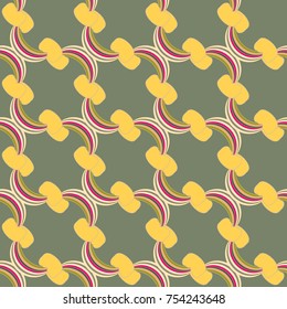 Rainbow seamless pattern. Rainbows design for textile, interior design, linens, etc. Cute abstract kids background.