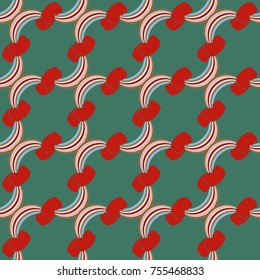 Rainbow seamless pattern. Rainbows design for textile, interior design, linens, etc. Cute abstract kids background.