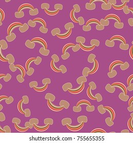 Rainbow seamless pattern. Rainbows design for textile, interior design, linens, etc. Cute abstract kids background.