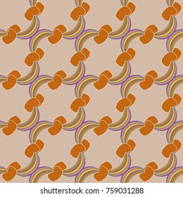 Rainbow seamless pattern. Rainbows design for textile, interior design, linens, etc. Cute abstract kids background.