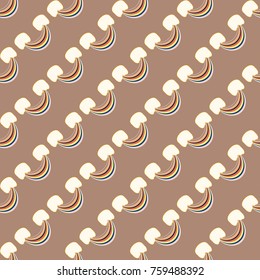 Rainbow seamless pattern. Rainbows design for textile, interior design, linens, etc. Cute abstract kids background.