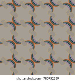 Rainbow seamless pattern. Rainbows design for textile, interior design, linens, etc. Cute abstract kids background.