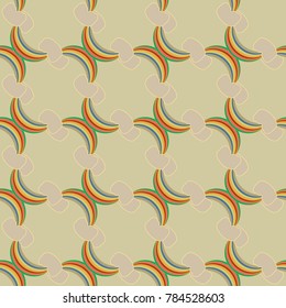 Rainbow seamless pattern. Rainbows design for textile, interior design, linens, etc. Cute abstract kids background.