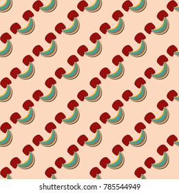 Rainbow seamless pattern. Rainbows design for textile, interior design, linens, etc. Cute abstract kids background.
