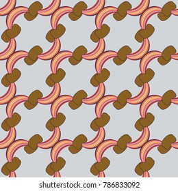 Rainbow seamless pattern. Rainbows design for textile, interior design, linens, etc. Cute abstract kids background.