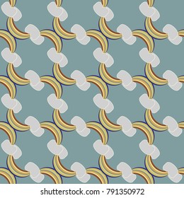 Rainbow seamless pattern. Rainbows design for textile, interior design, linens, etc. Cute abstract kids background.
