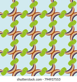 Rainbow seamless pattern. Rainbows design for textile, interior design, linens, etc. Cute abstract kids background.