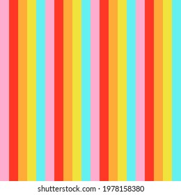 Rainbow seamless pattern. Vector illustration.	