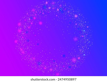 Rainbow Serpentine. Modern Design. Glare Concept. Blue Laser Confetti. 3d Colourful Explosion. Carnival Paper. Neon Background. Cristal Poster. Pink Rainbow Serpentine