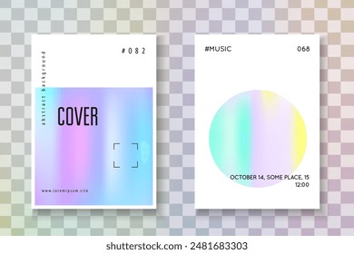 Rainbow Shape. Pearlescent Fluid. Hologram Background. Colourful Pearl Template. Violet Minimal Flyer. Plastic Screen. Vintage Effect. Purple Rainbow Shape