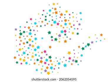 Rainbow Shimmer Vector White Background Sparkle Wallpaper. Variegated Xmas Glow Banner. Space  Texture. Multicolored Shiny Shine Design.