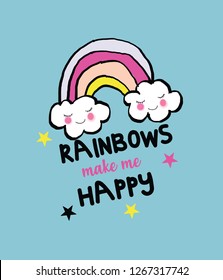 rainbow slogan happy 