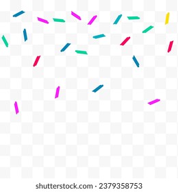 Rainbow Smear Abstract Vector Transparent Background. Celebration Paint Postcard. Carnival Dust Banner. Happy Brush Christmas Pattern.