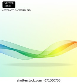 rainbow smooth line colorful background