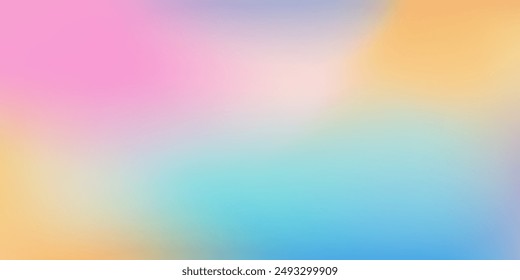 Rainbow soft colors background. Colorful gradient mesh background in rainbow colors