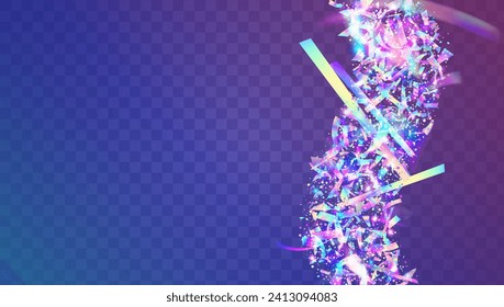 Rainbow Sparkle. Blue Glare Burst. Cristal Dust. Digital Design. 3d Isolated Explosion. Light Pattern. Iridescent Background. Festive Paper. Pink Rainbow Sparkle