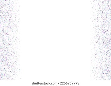 Parkles arcoiris. El láser celebra el degradado. Arte de lujo. Fondo neón. Retro-Púrpura Confetti. Glitch Tinsel. Volante de fiesta. Surreal Foil. Espumas de arcoiris azules