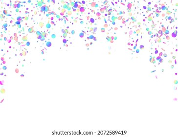 Rainbow Sparkles. Purple Party Tinsel. Disco Festival Backdrop. Holographic Confetti. Falling Background. Shiny Banner. Glamour Foil. Holiday Art. Pink Rainbow Sparkles