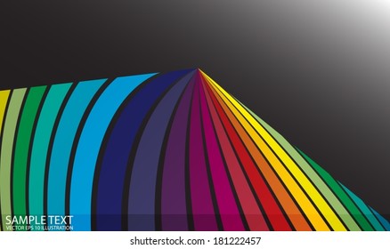 Rainbow spectrum color background  shiny illustration - Vector colorful stripes abstract background illustration