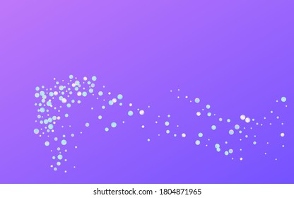 Rainbow Splash Vector Blue Background. Gradient Decoration Shine Illustration. Independence Pattern. Hologram Celebrate Background.