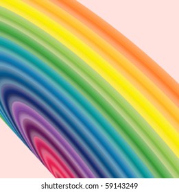 Rainbow splash. Vector illustration