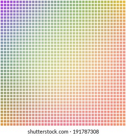 Rainbow square vector background