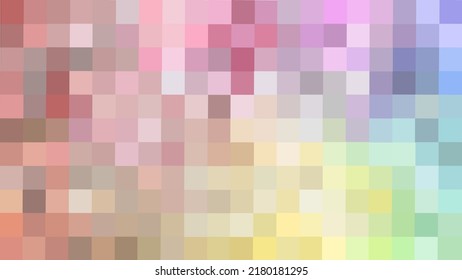 Rainbow square vector background illustration can be used for web design, presentations, brochures, clothes print etc.