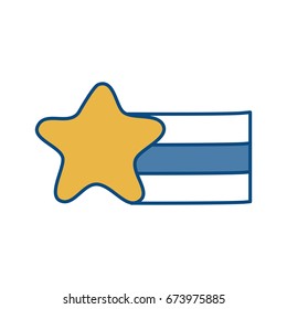 rainbow and star icon