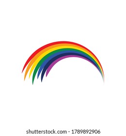 Rainbow stock ilustration vector template