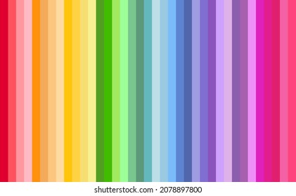 Rainbow strip pattern abstract background. Vector illustration