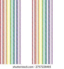 Rainbow Stripe Pattern Design Colorful Vertical Lines