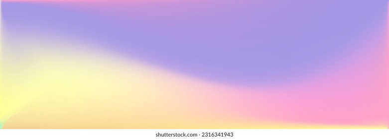 Fondo de degradado dinámico de luz ondulado con ondulación de arco iris. Curve Sunrise Liquid Color Design Pic. Malla gradiente de color vivos y brillante en el cielo pastel. El Agua Multicolor Borró El Fondo Del Fluido Vibrante.