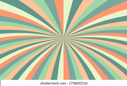 Rainbow sunshine background vector. Abstract sunburst wallpaper for business website. banner social media advertising. 