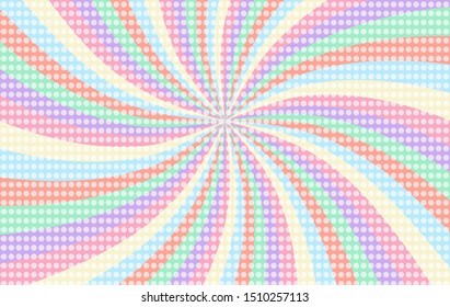 Rainbow sunshine vector background. colorful wallpaper for template business social media advertising. Modern style backdrop. 
