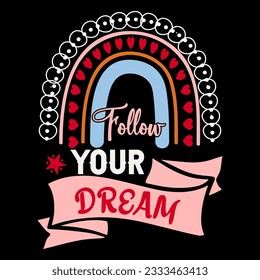Rainbow SVG Design, T-shirt Design