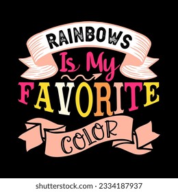 Rainbow SVG Design, Rainbow T-shirt Design