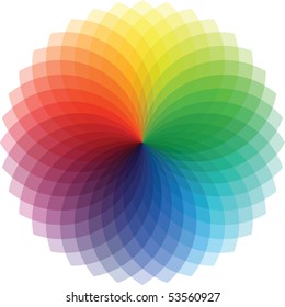 Color Wheel Background Vector Stock Vector (royalty Free) 31736311 