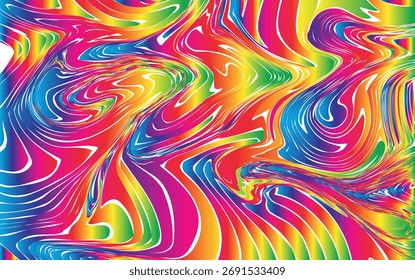 Fundo de textura de mármore abstrato girando arco-íris