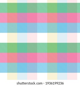 Rainbow Tartan Glen Plaid textured seamless pattern suitable for fashion textiles and graphics